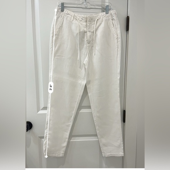 Benson White 100% Linen Relaxed Fit Drawstring Pants
- Size Small - Picture 10 of 14